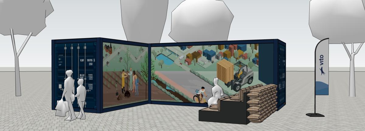 Render belevingscontainer
